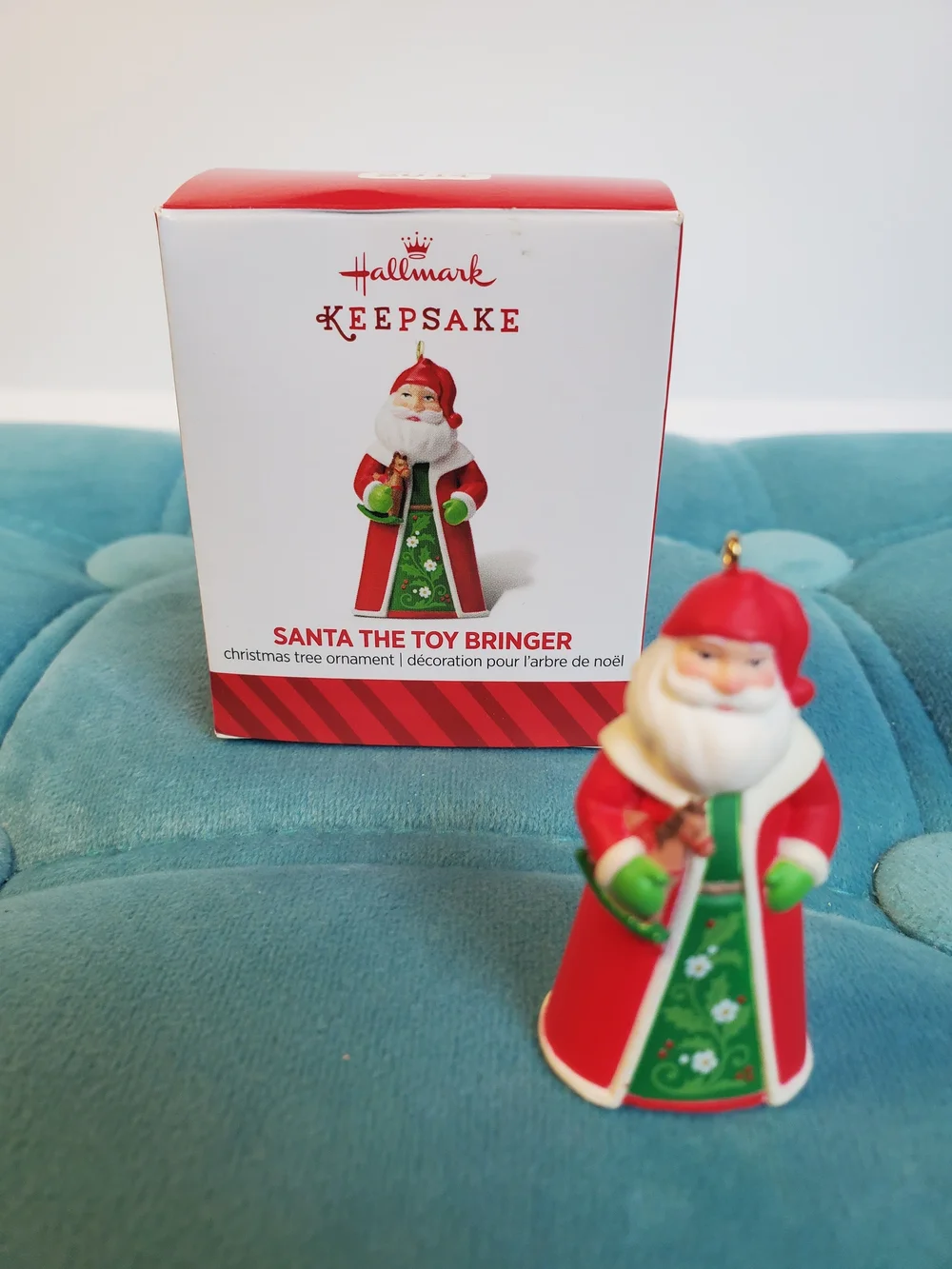 2014 Hallmark Keepsake Santa The Toy Bringer Miniature Ornament QXM8526